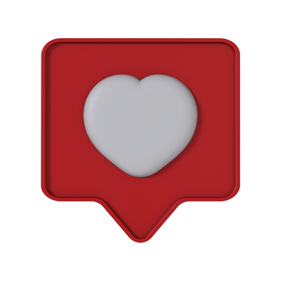 Heart Notification - Medium View at 90 Degrees png