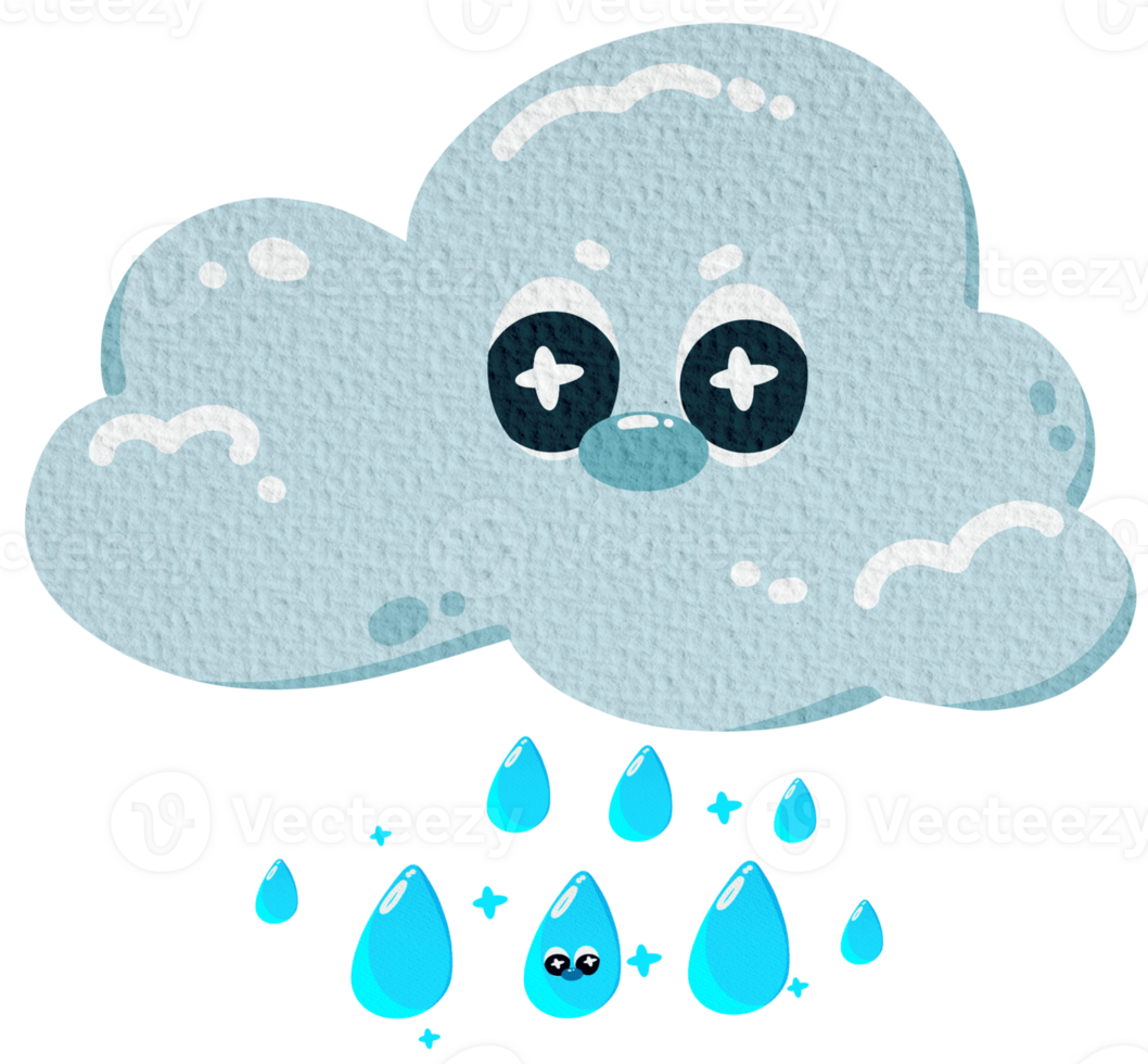 Weather vibes - Cloudy and rainy png