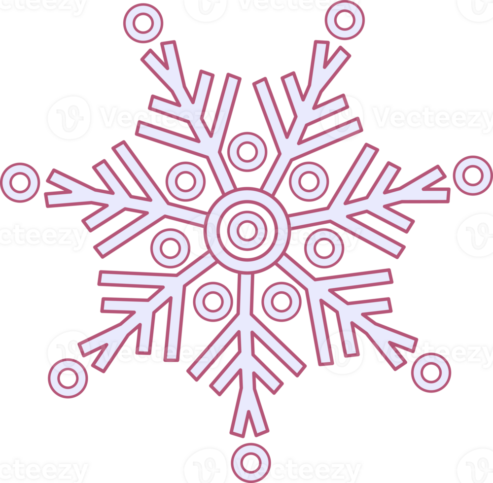 Snowflake Decorative Christmas element png