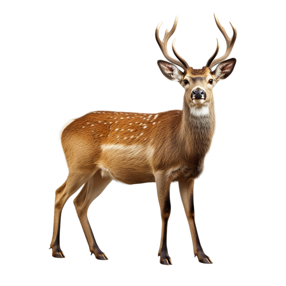 Spotted Deer Standing Gracefully png