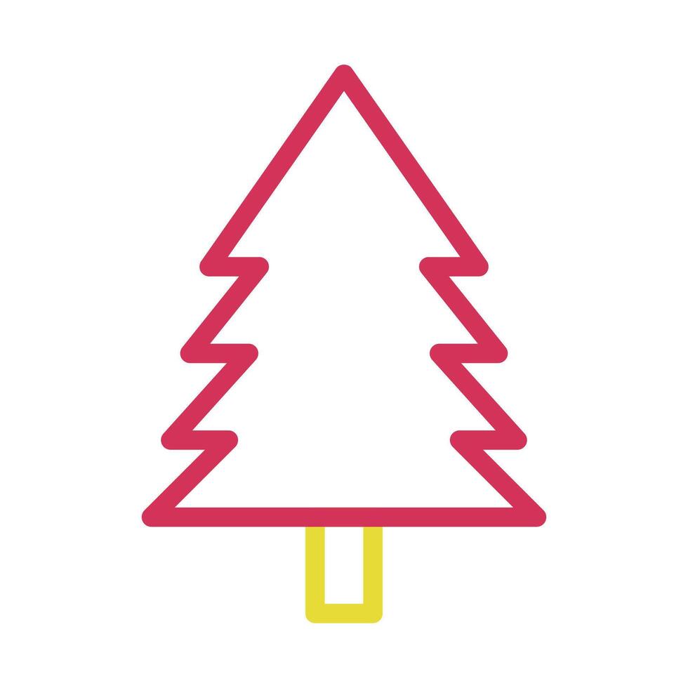 Christmas tree icon. Concept of Christmas and New Year celebration. vector
