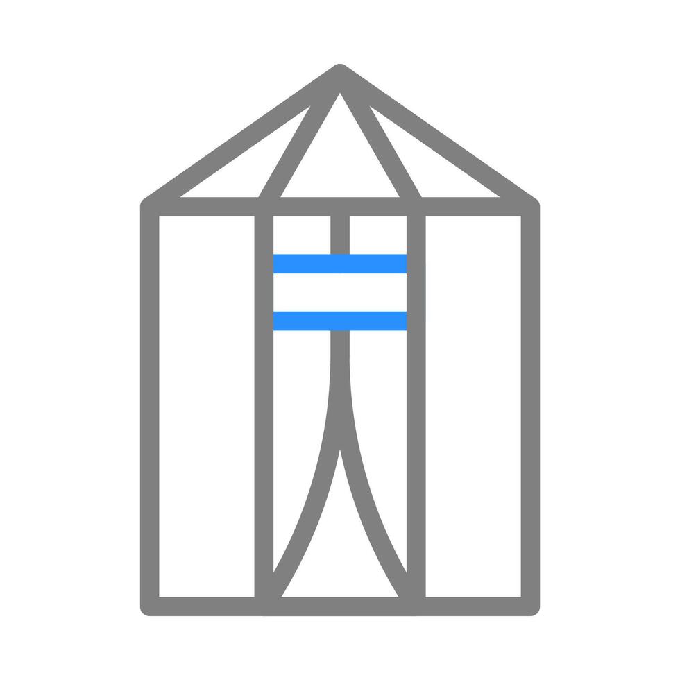 Greenhouse icon. Concept of gardening, farming, and agriculture. vector