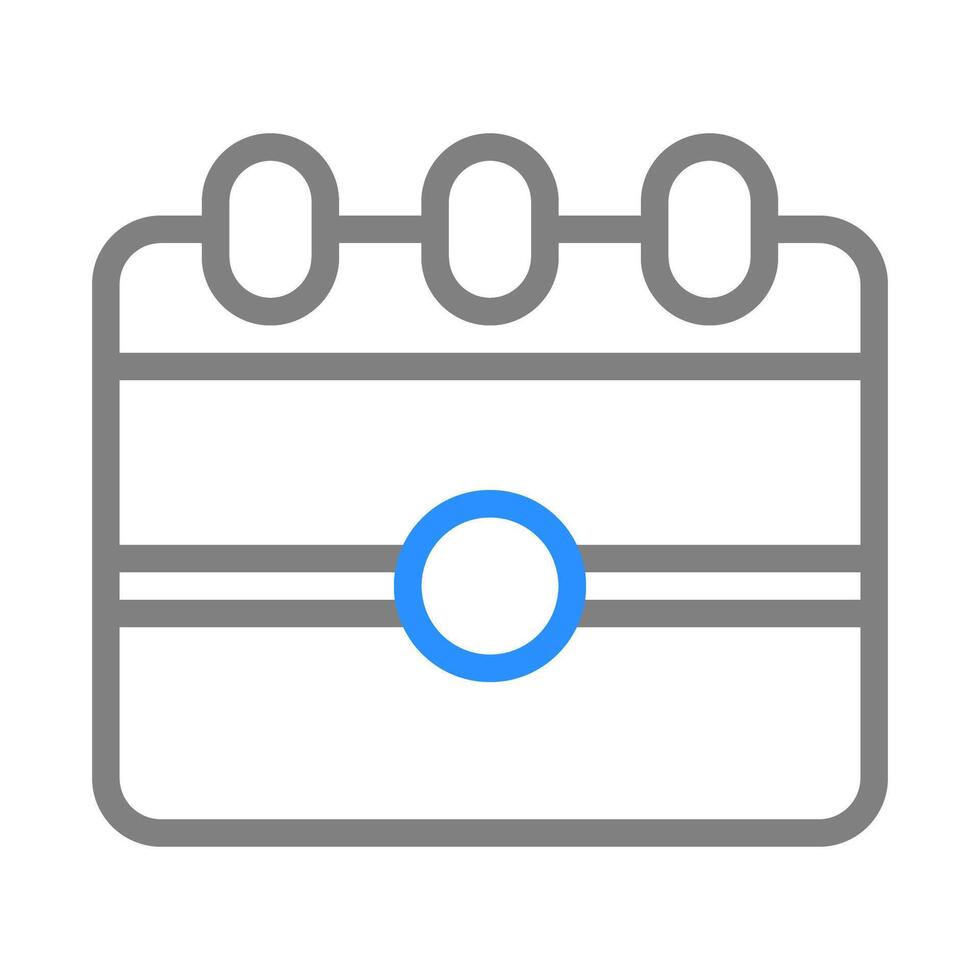 Calendar icon, schedule and event planner concept, simple design. vector