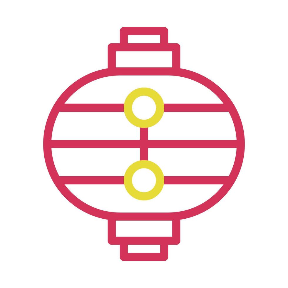 Chinese lantern icon. Concept of Chinese New Year, celebration, and decoration. vector