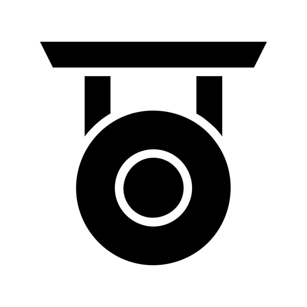 Boxing Gong Icon. Concept of competition, sport, and martial arts. vector
