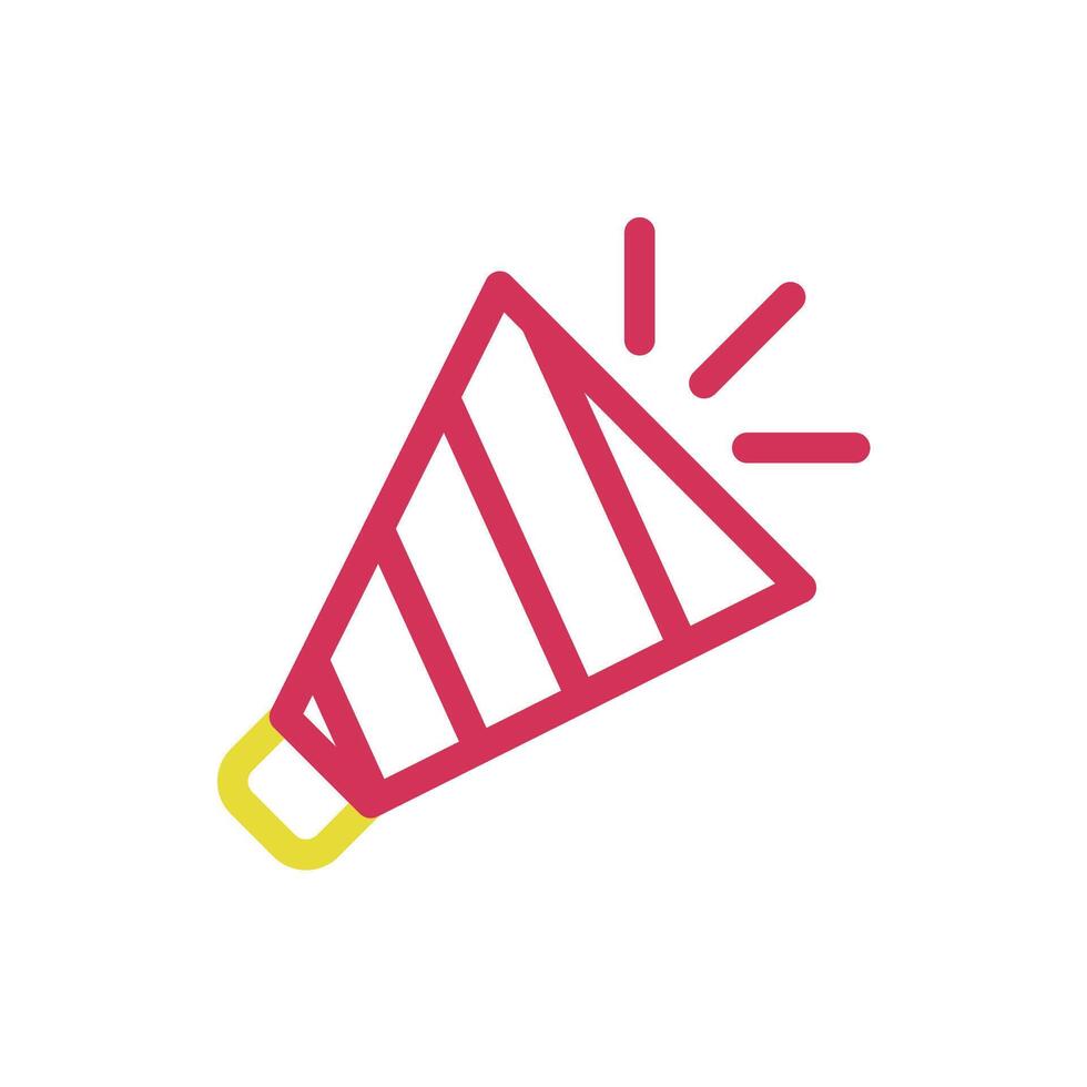 Party popper icon. Concept of celebration, surprise, and fun. vector