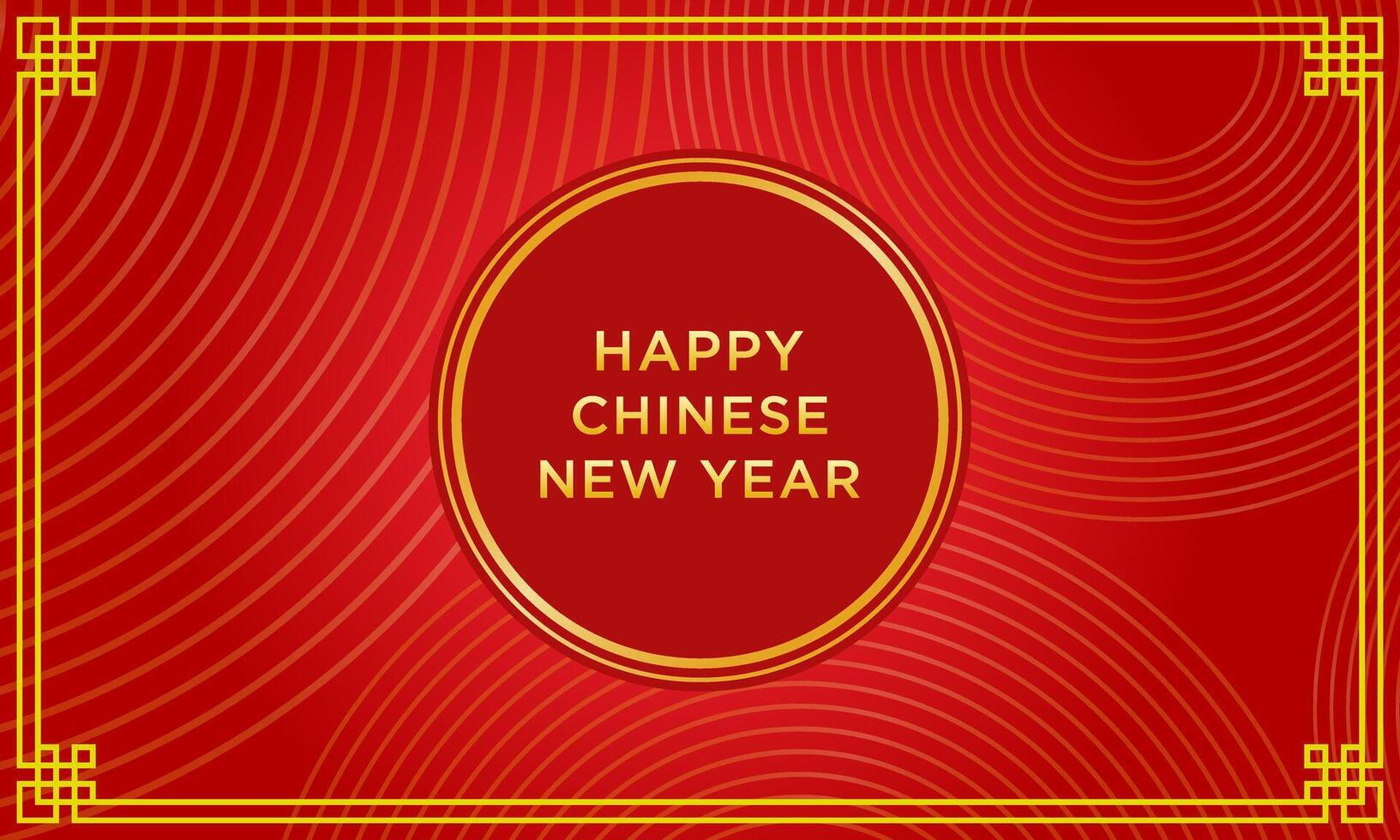 simple Chinese New Year background. Luxury design with line, geometric shape, pattern. Elegant oriental illustration for cover, banner, website, calendar, envelope vector
