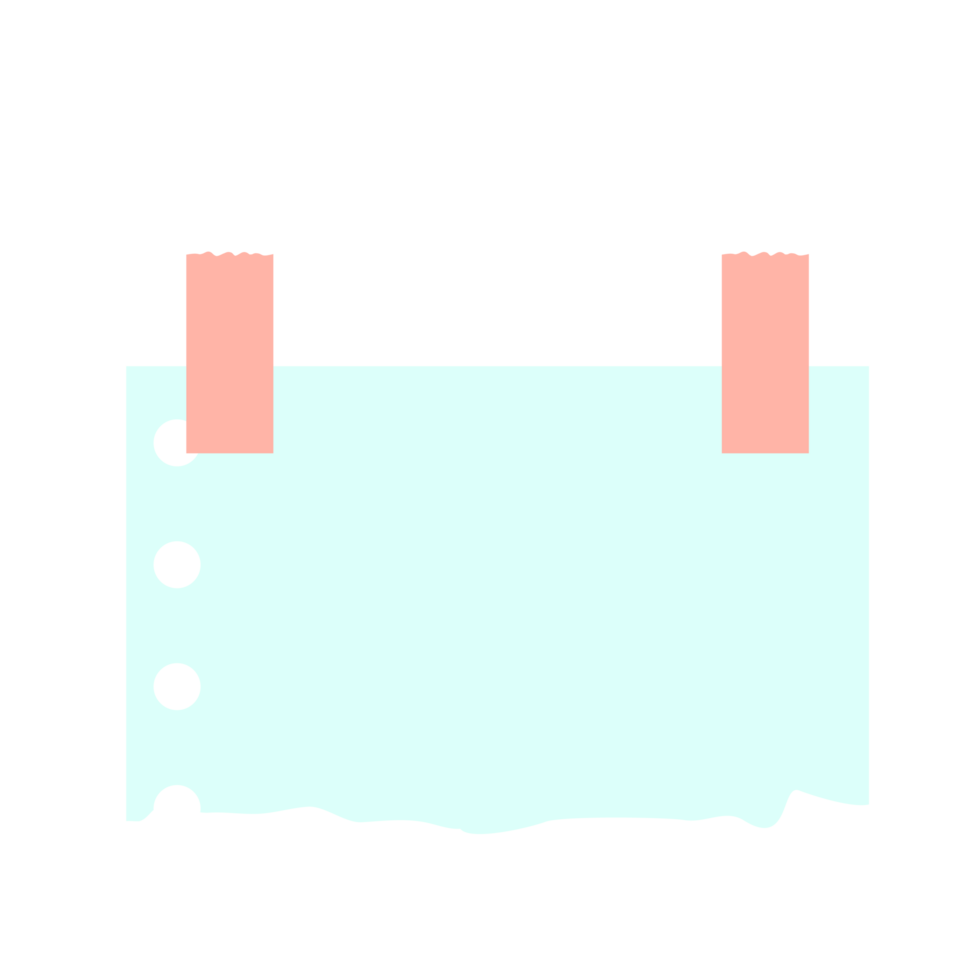 A note pinned to a piece of paper png