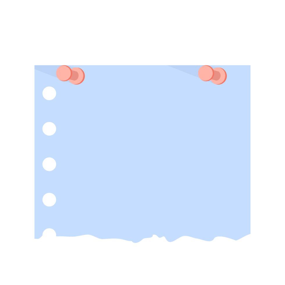 A piece of paper with a hole in it png