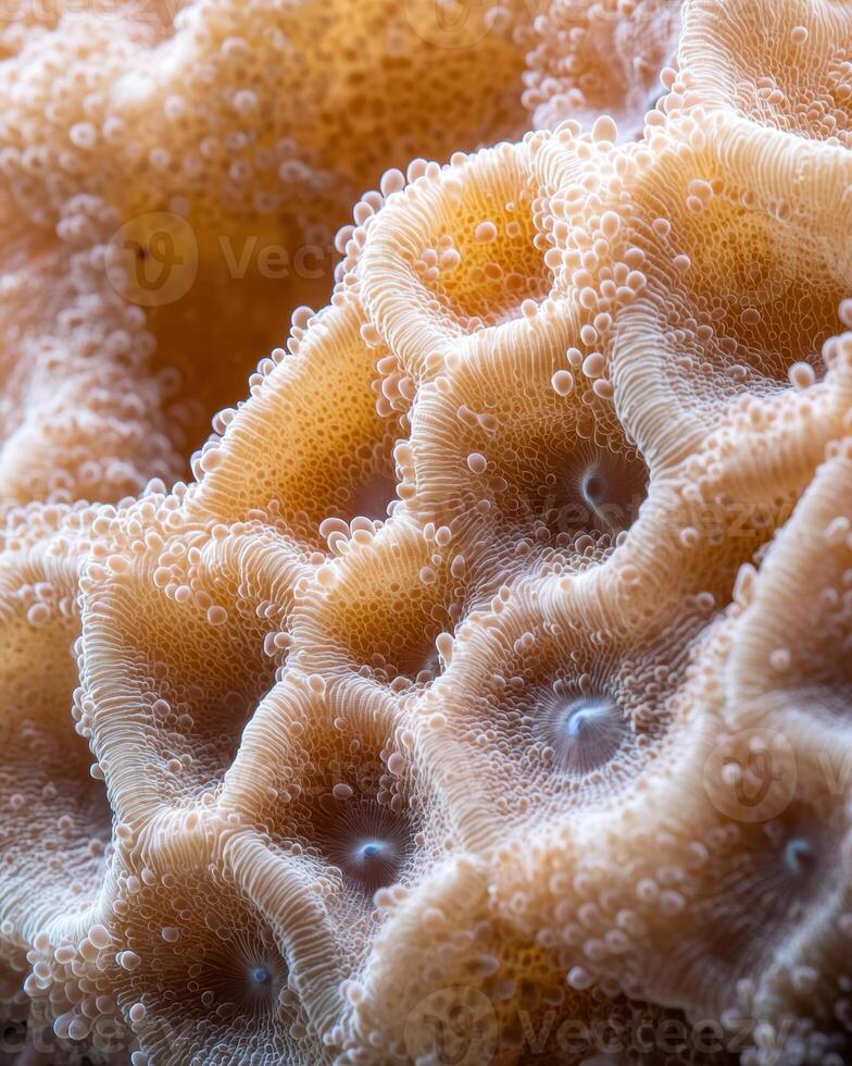 Intricate coral reef texture photo