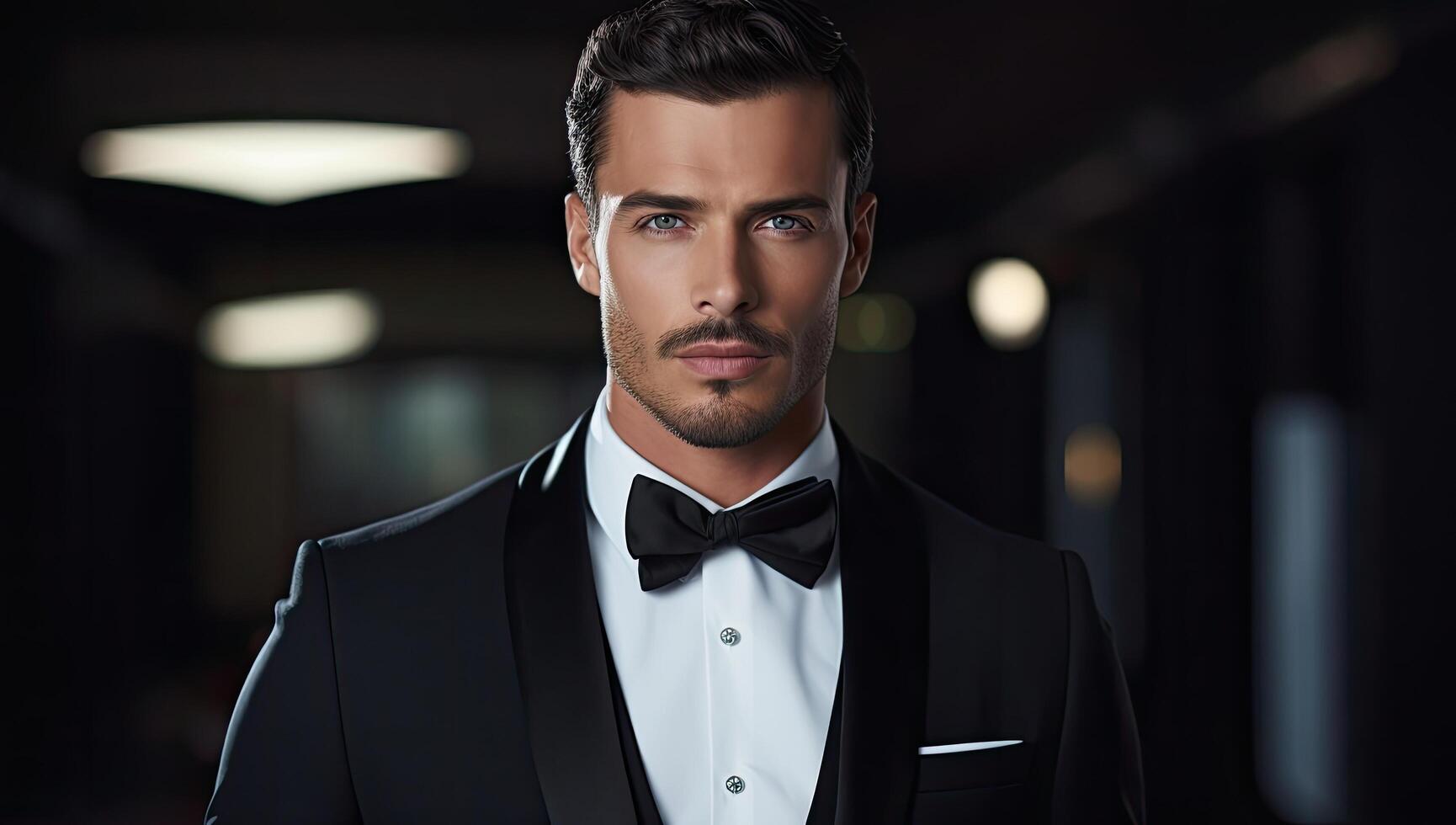Dashing man in formal attire photo