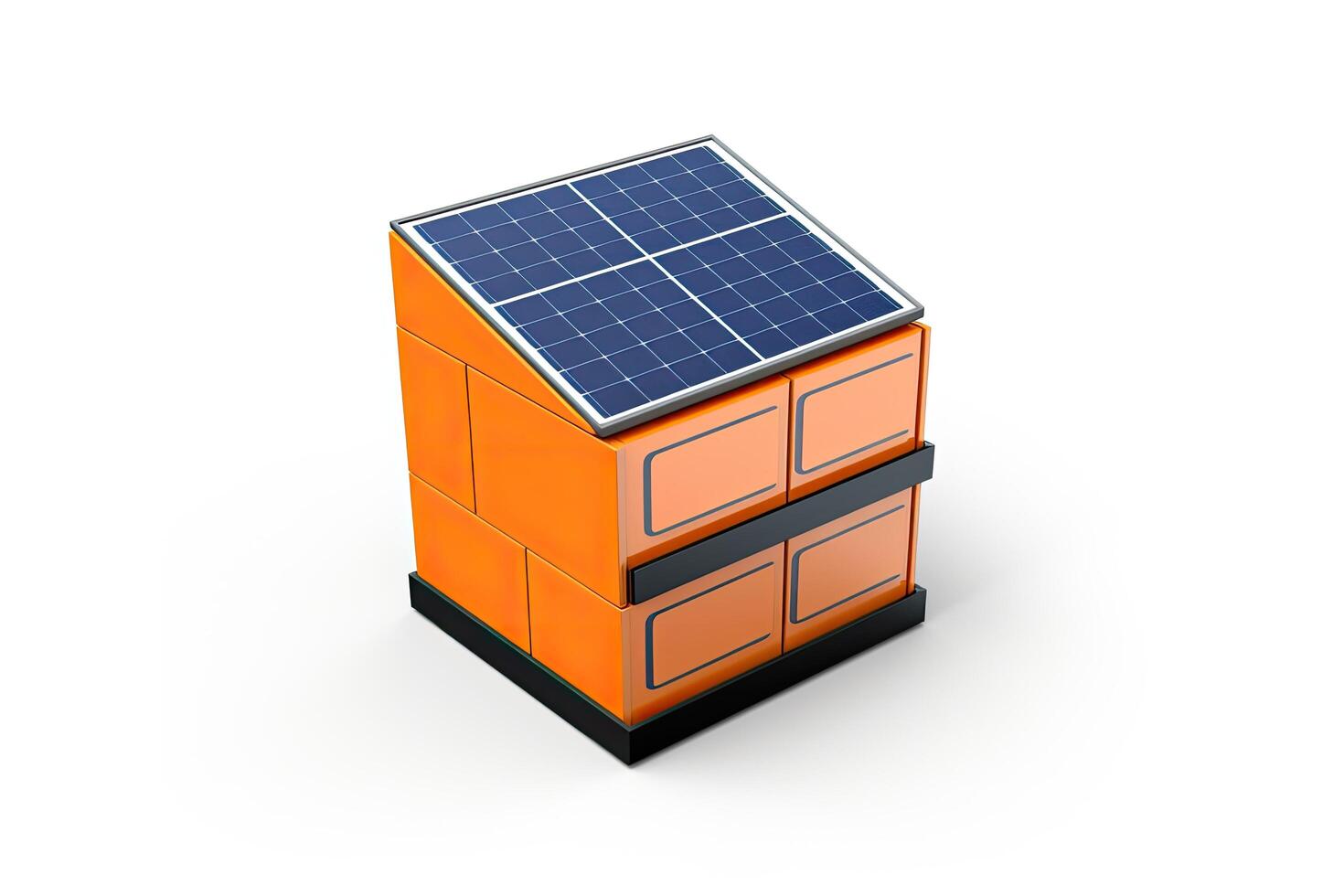 solar powered storage unit photo
