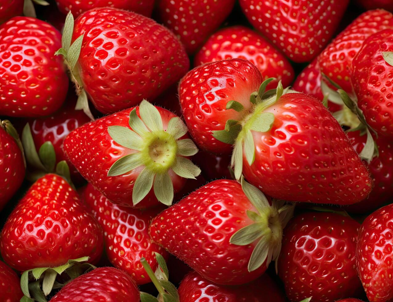 Delicious fresh strawberries photo