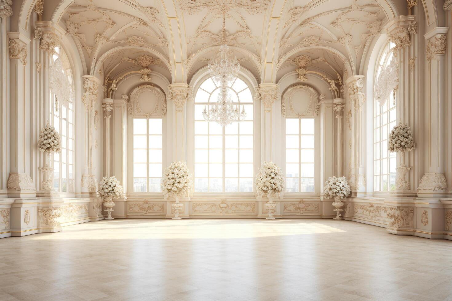 Elegant and luxurious interior design photo