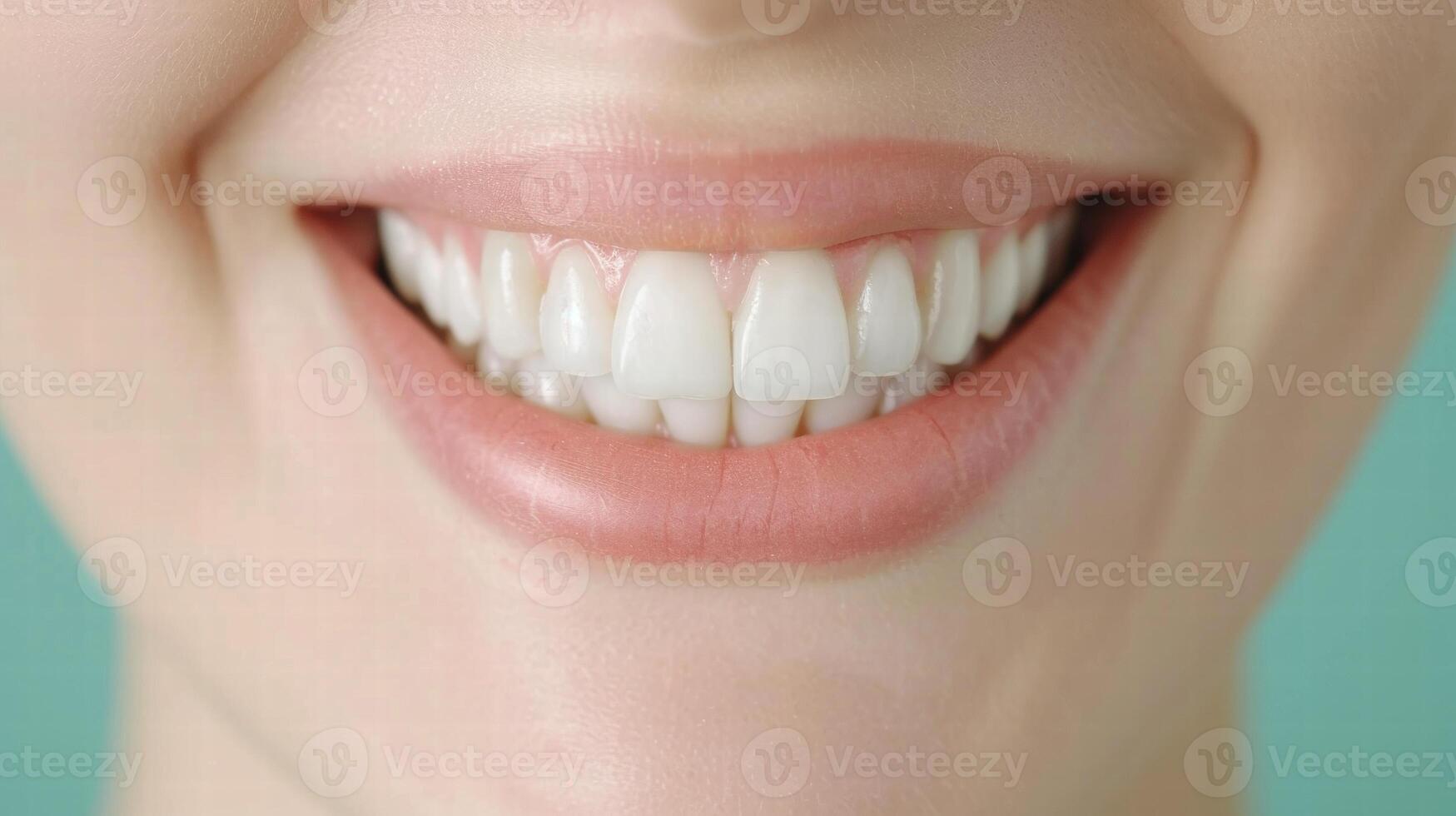 Bright and healthy smile photo