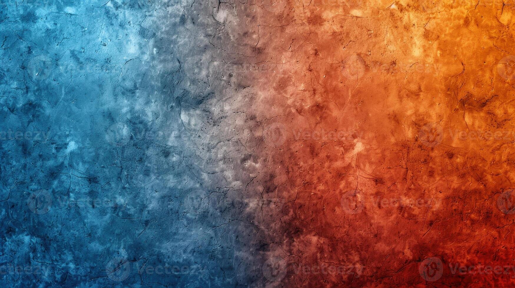 abstract textured background with contrasting blue and orange tones photo