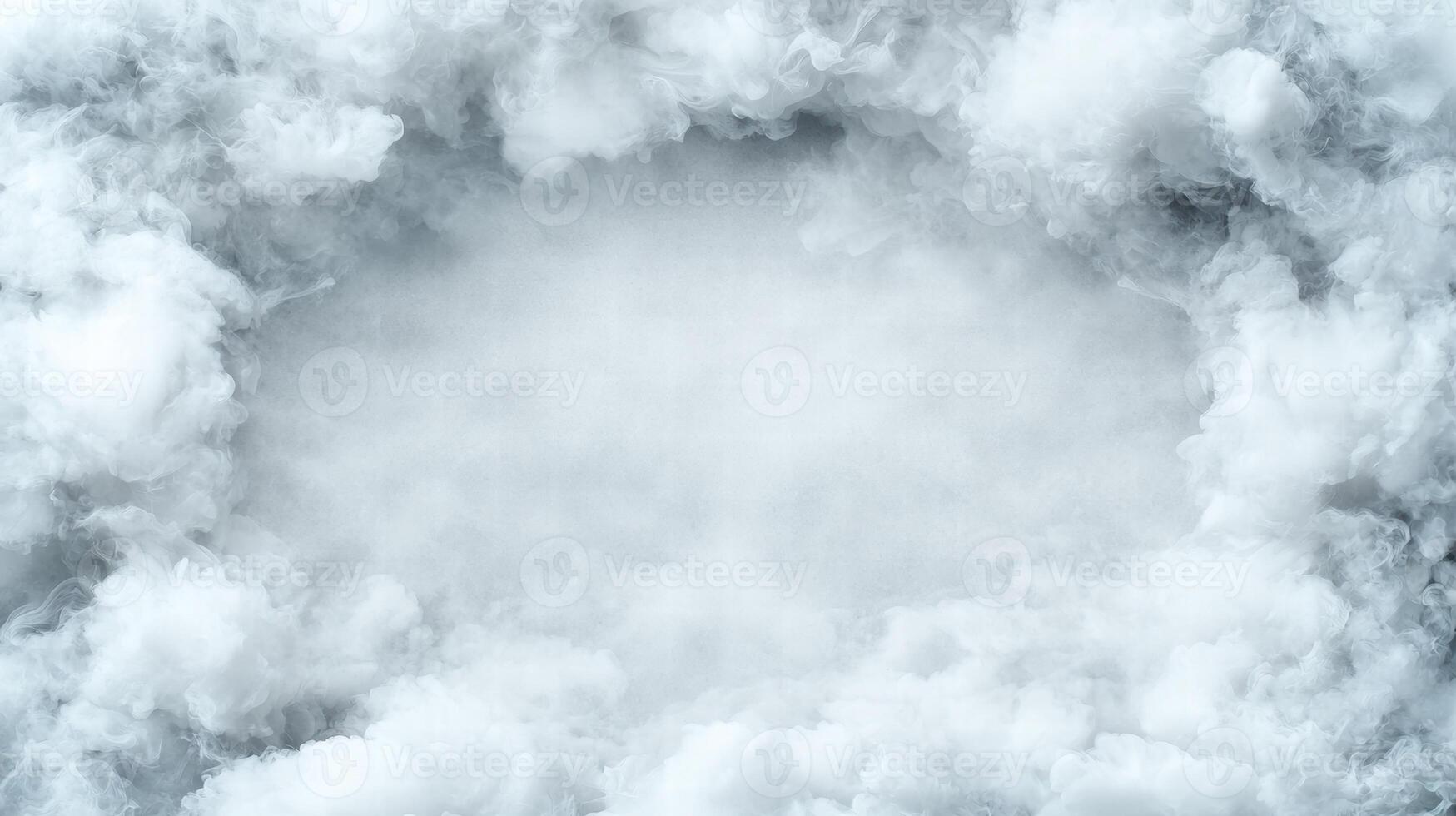 Ethereal cloud background with copy space photo