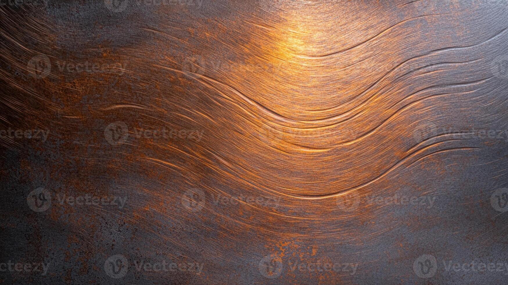 Warm wooden texture with flowing patterns photo