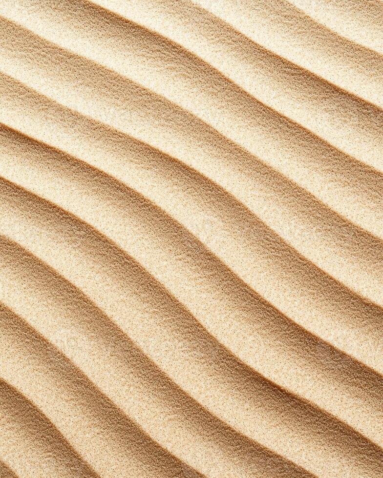Smooth sand dunes textured background photo