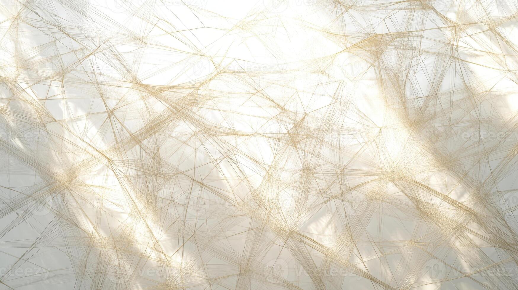 Crisscrossing 3D threads casting intricate web patterns, abstract and delicate. Light shadow 3d pattern photo