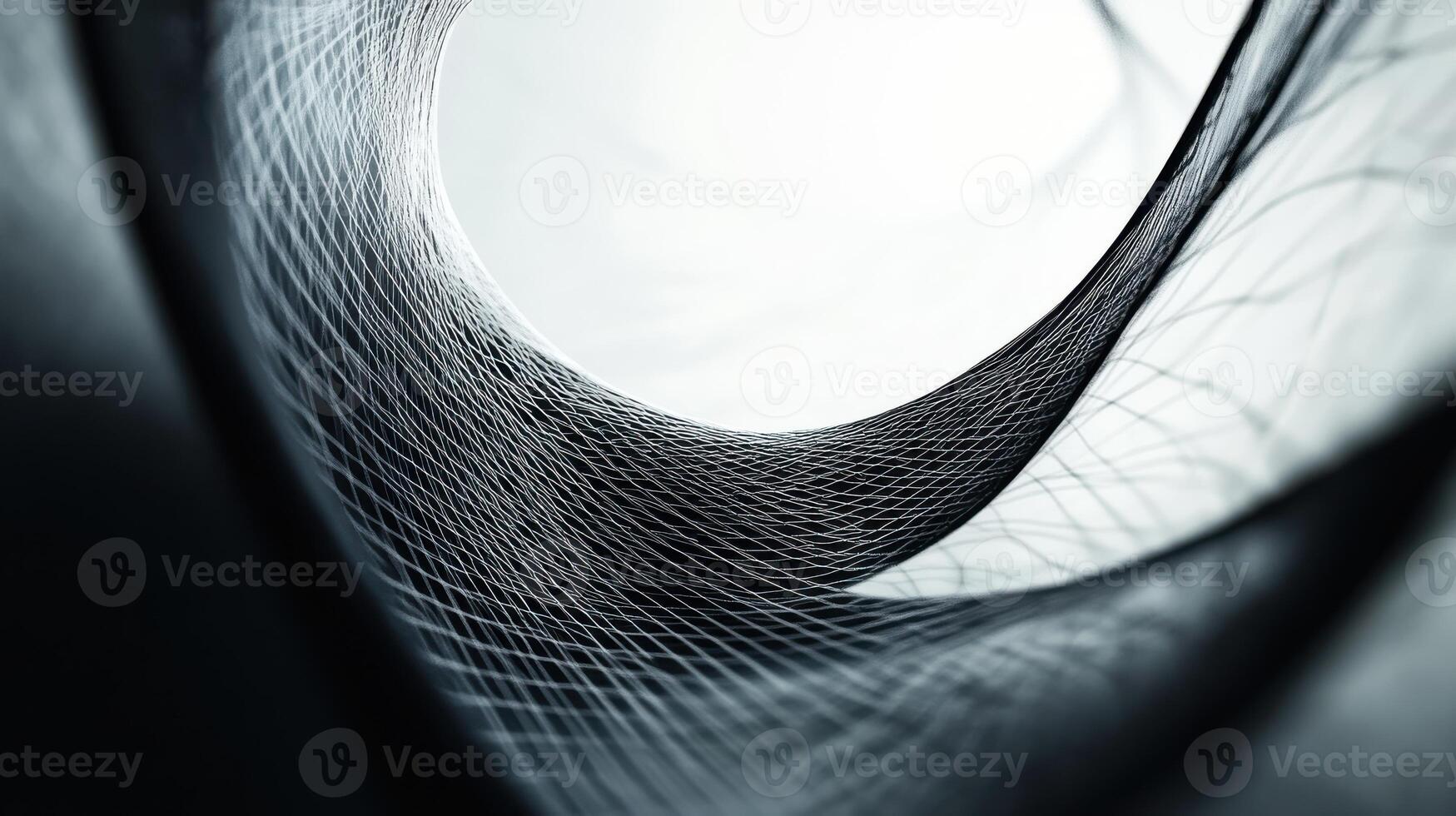 Delicate crisscrossing patterns, illuminated lines with dynamic depth. Light shadow 3d pattern photo