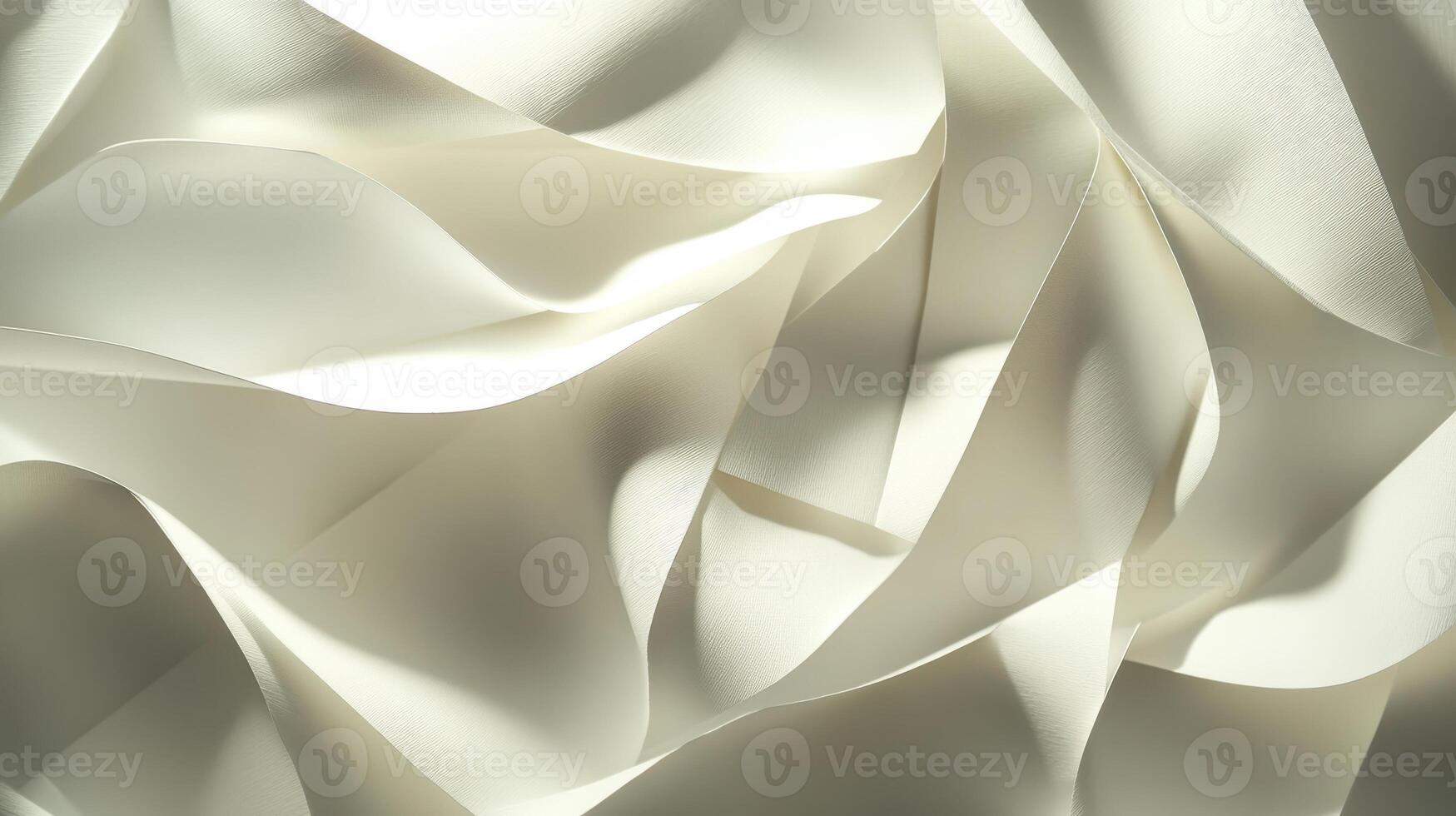 Craftsmanship in folded paper strips, sharp light and dark contrasts. Light shadow 3d pattern photo