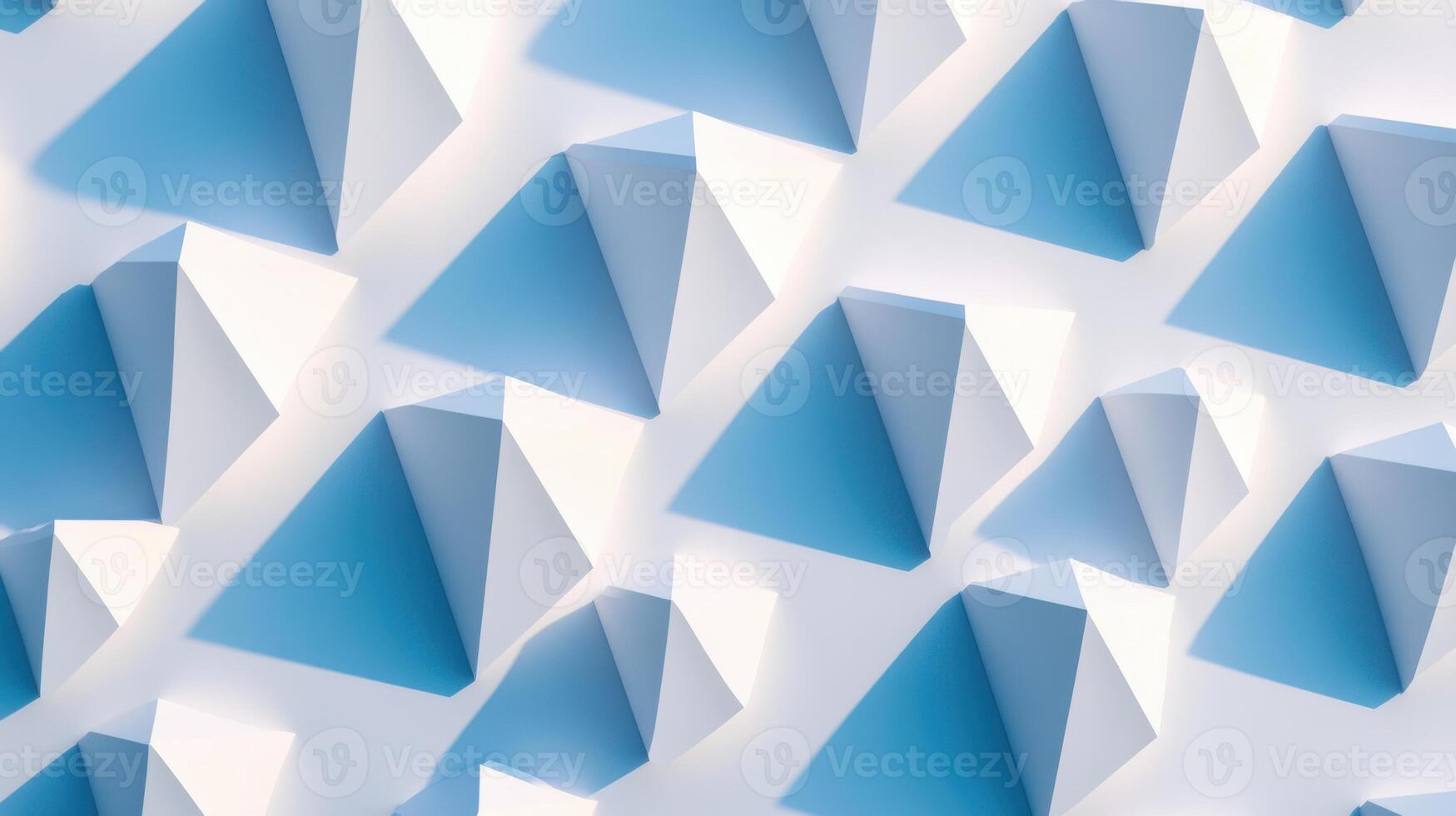 Repeating pyramid pattern with dynamic light and shadow interplay. Light shadow 3d pattern photo