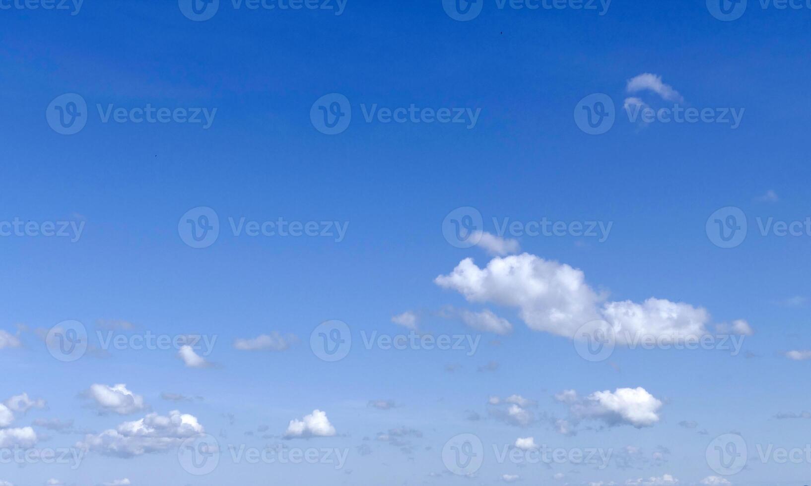 Cloudscape - Blue sky and white clouds photo