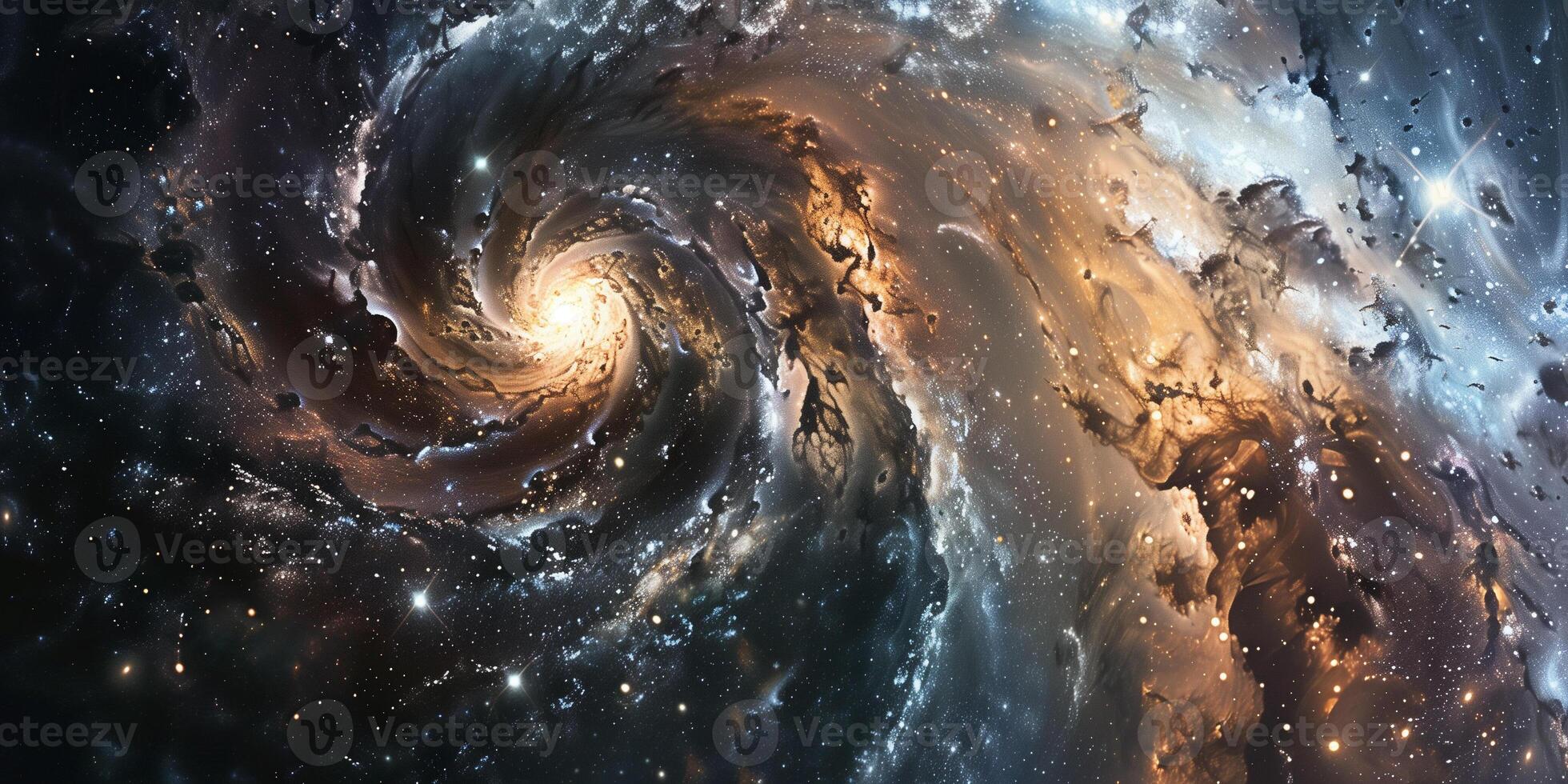Whirlpool Galaxy interacting with companion galaxy, picture photo