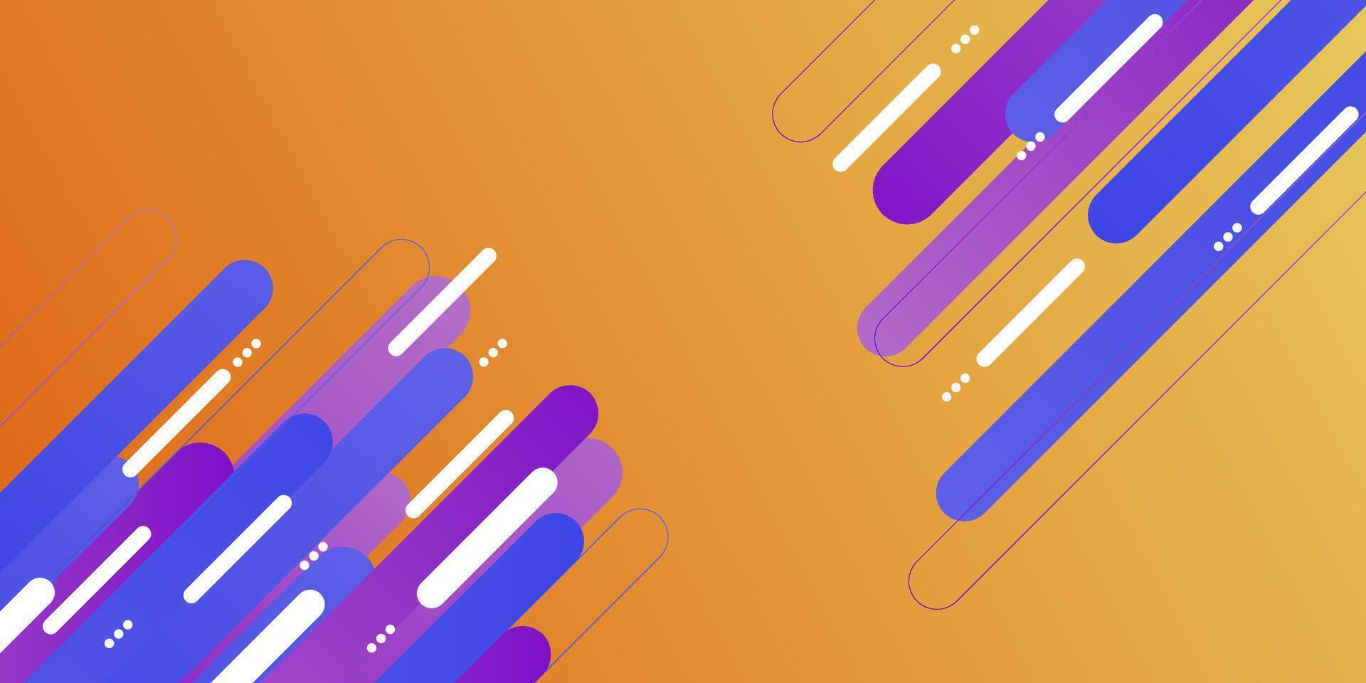 Modern abstract colorful gradient illustration on geometric background with simple rectangle pattern. Cool and bright design. Eps10 vector