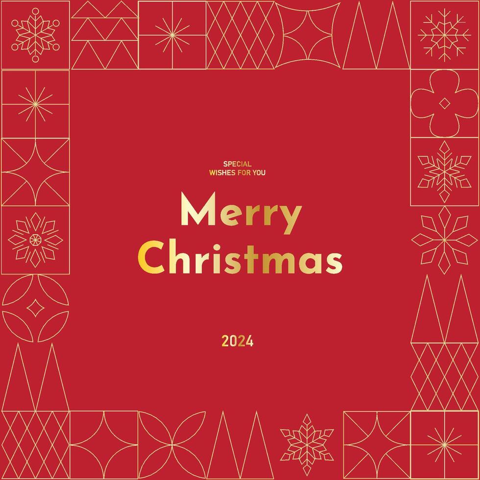 Christmas pattern card template vector
