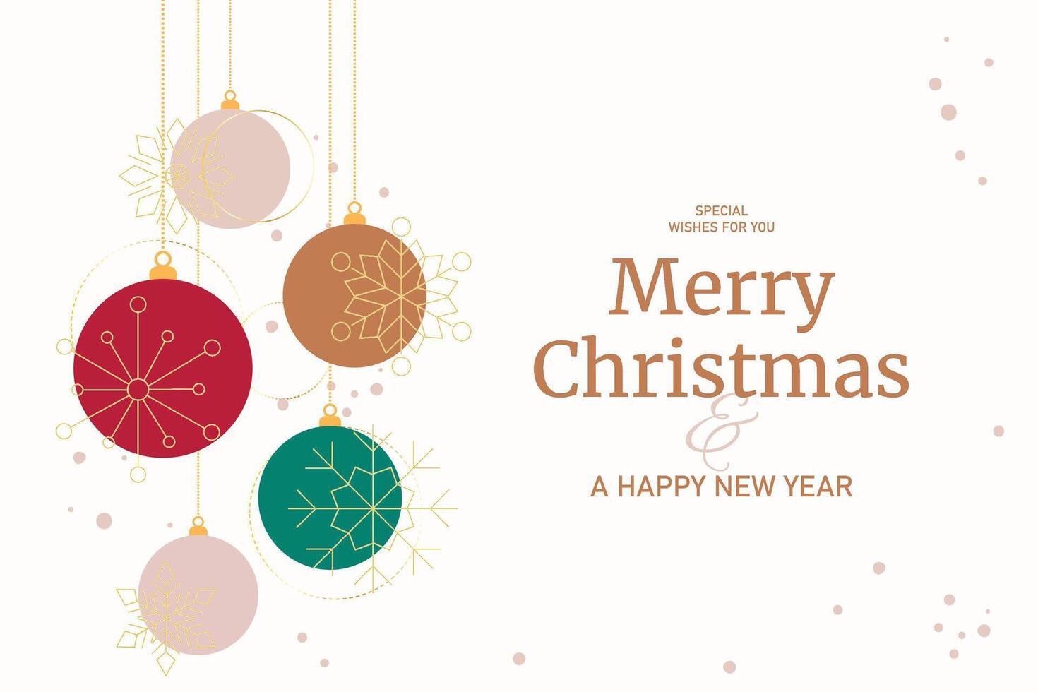 Christmas and New Year 2023 greeting cards set. Modern illustration concepts for greeting card, website and mobile website banner, party invitation card, posters, social media banners. vector
