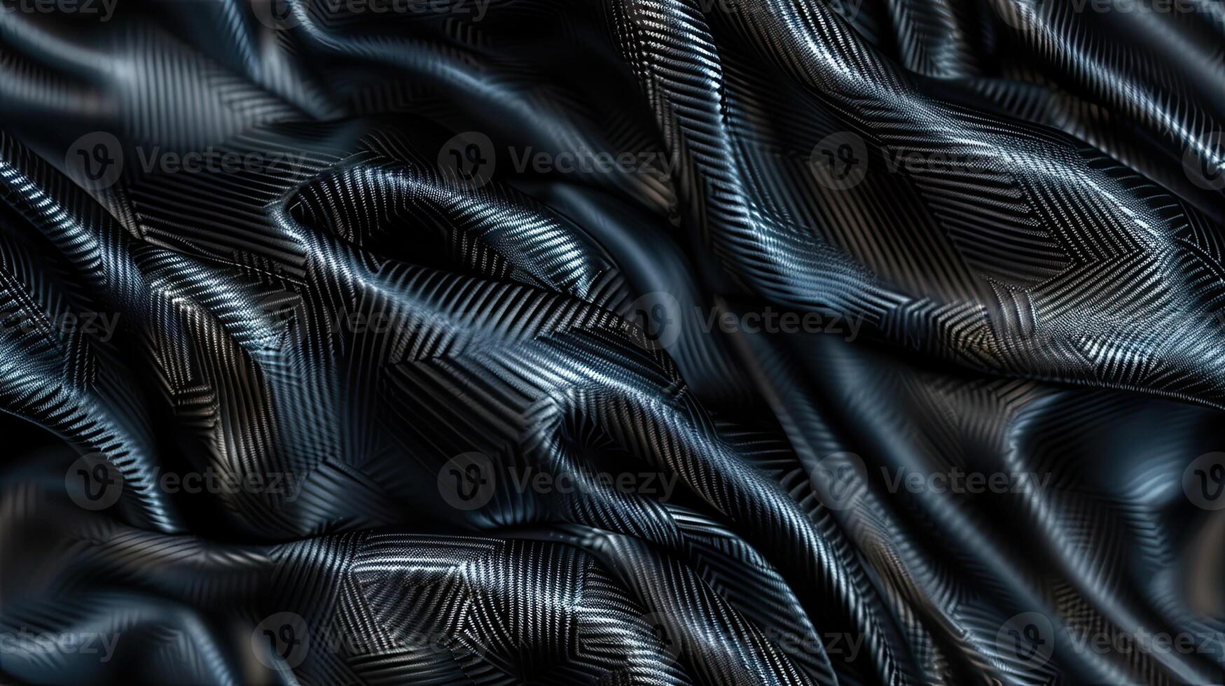 Black and white abstract background with a black fabric photo