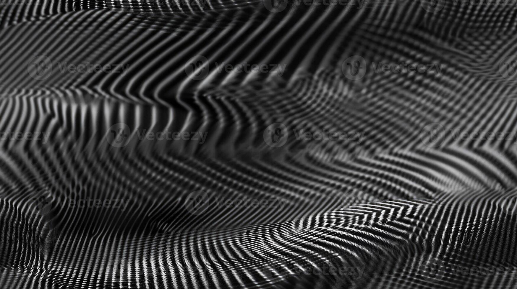 A black and white image of a wavy pattern photo