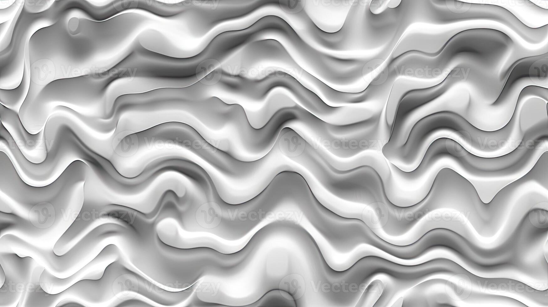 Abstract seamless pattern of waves in white and gray photo