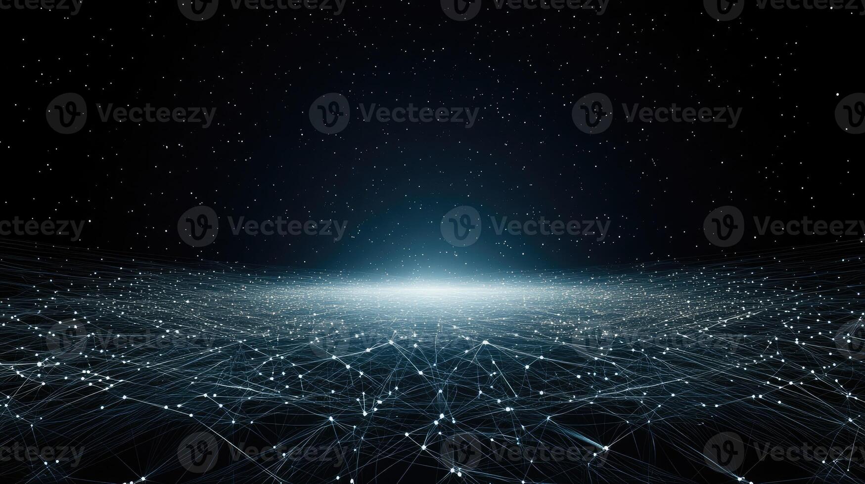 Abstract background with lines and dots photo