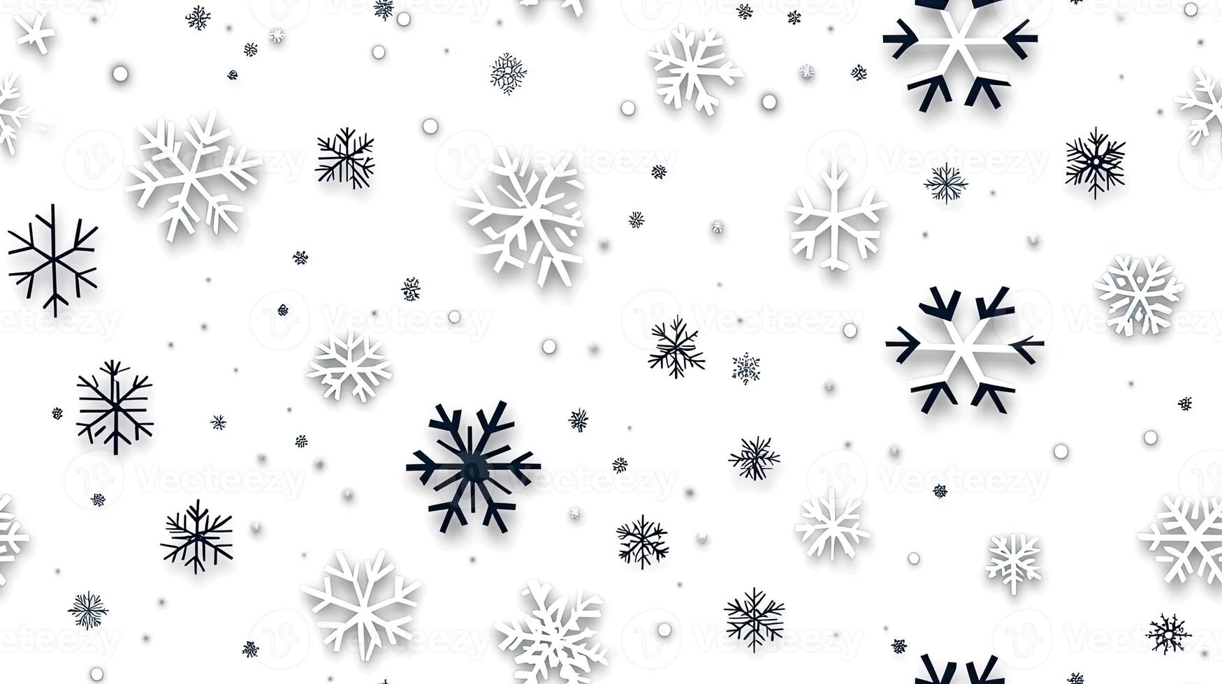 A white background with snowflakes on it photo