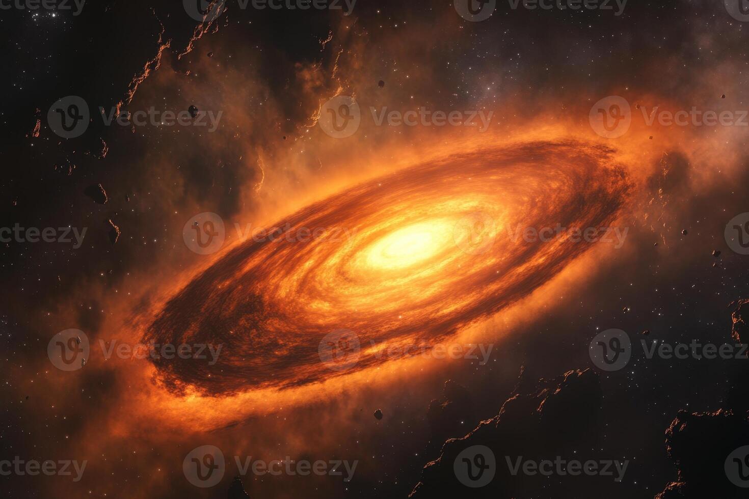 An image of a galaxy in space photo