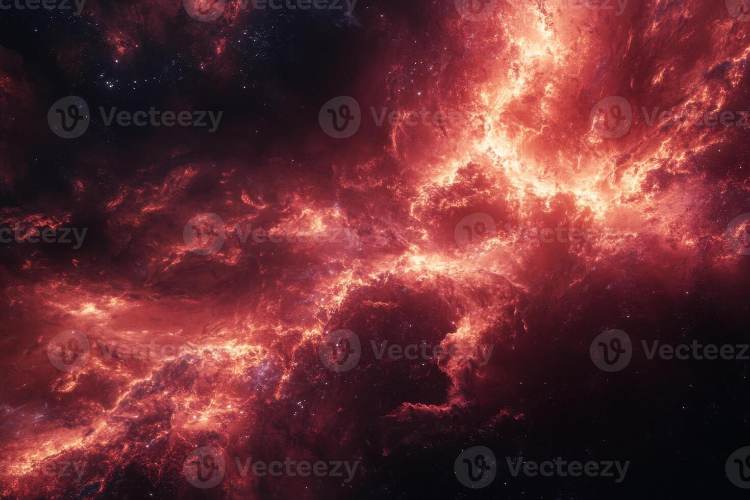 Red nebula wallpaper photo