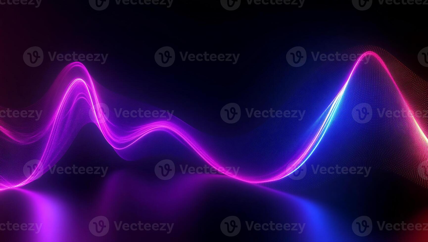 A wave of light is shown in this image photo