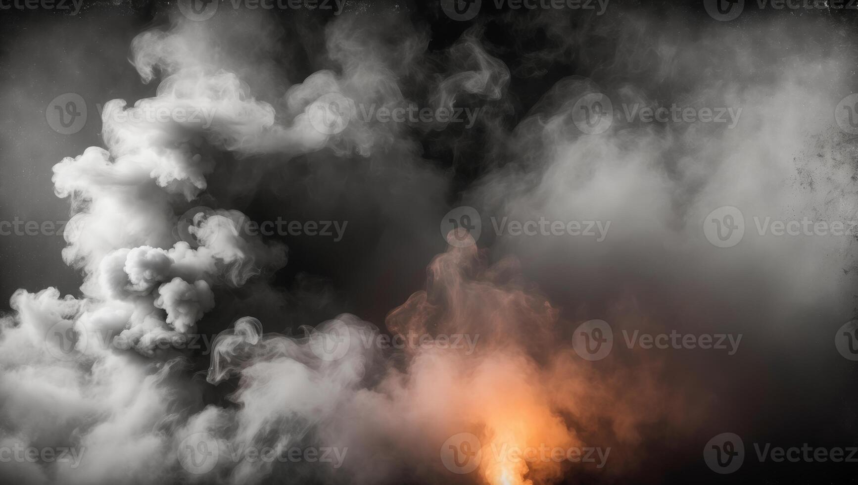 Mysterious Grey Smoke and Steam Background with Classic Texture for Showplaces and Stage Scenes photo