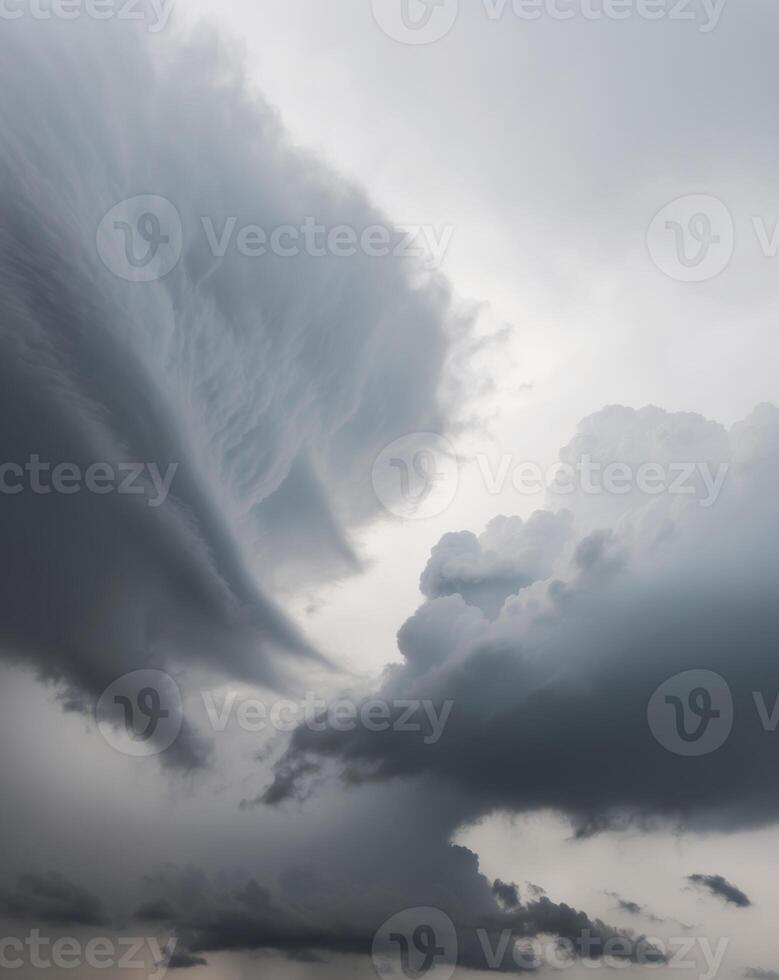Multiple Exposures of Storm Clouds Multiple exposures of storm c photo