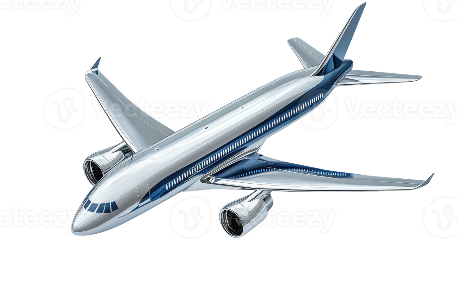 A sleek, modern aircraft with two engines and a streamlined design, showcasing advanced aerodynamics and a polished surface. png