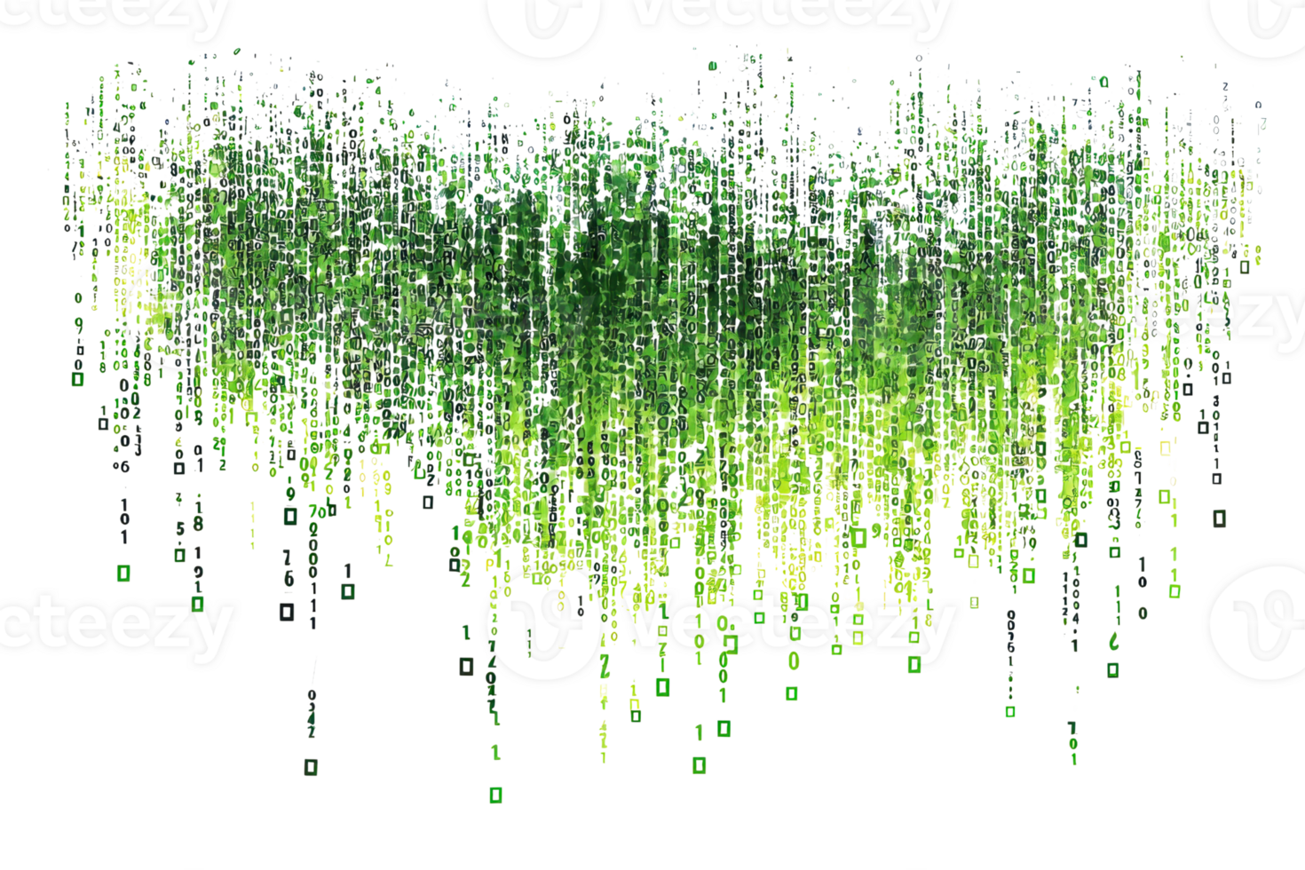 A lush curtain of green vines cascades down, creating a natural and serene ambience. Ideal for concepts of nature and organic textures. png