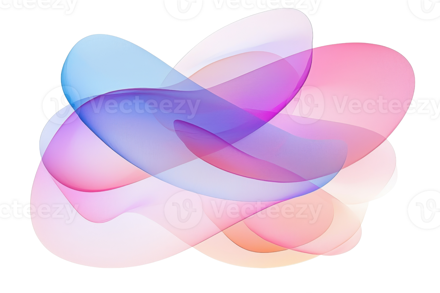 Abstract colorful waves in motion, creating a vibrant and dynamic pattern, perfect for modern design projects or artistic backgrounds. png