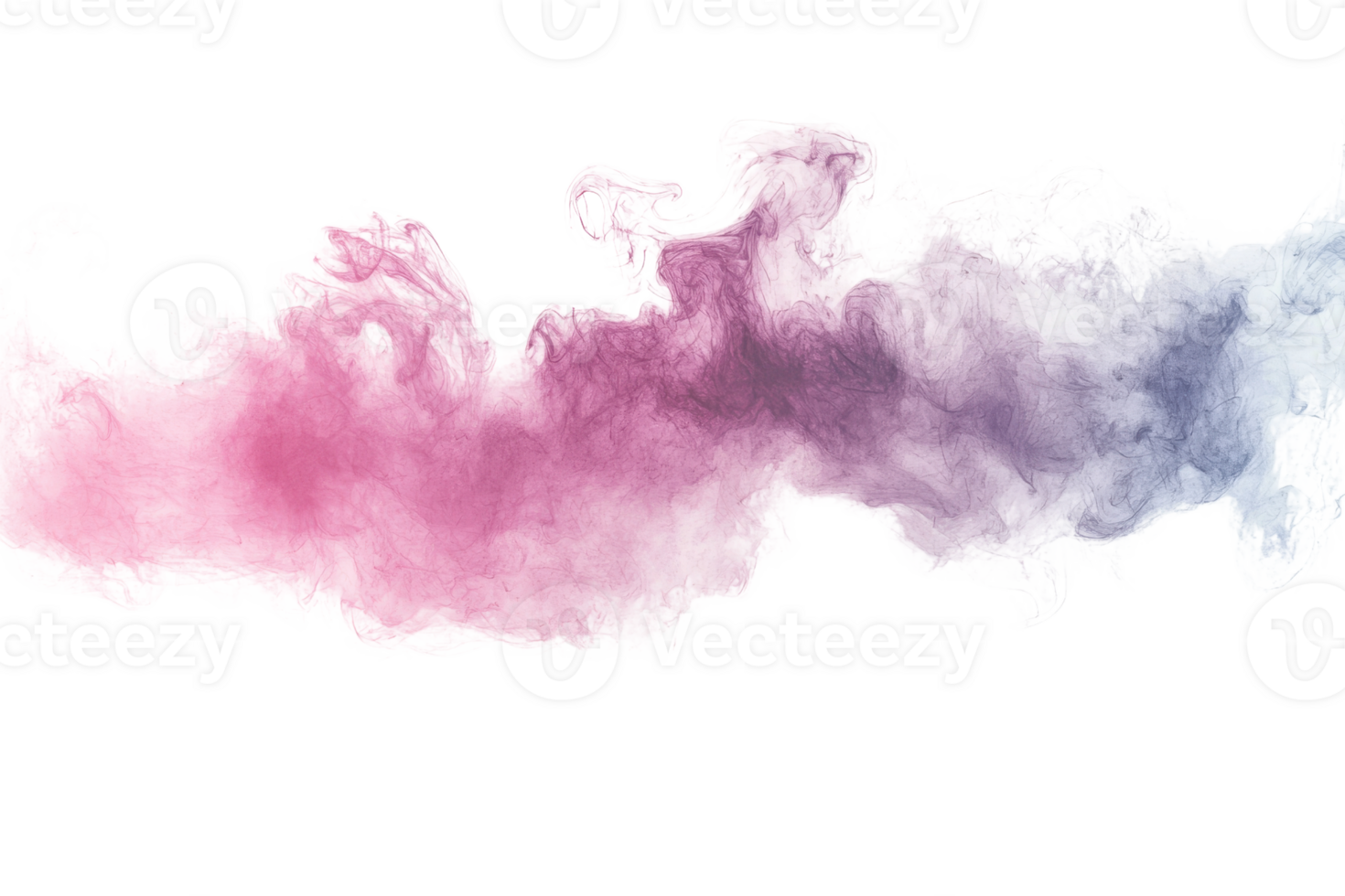 Abstract swirl of pink and purple smoke against transparent background. Perfect for creative, mystical, or dreamy imagery in artistic projects. png