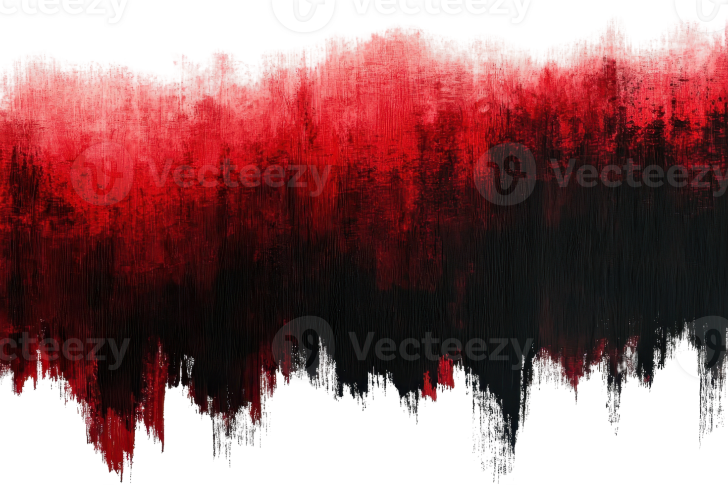 Abstract red and black paint splatter forming a dramatic cascade effect. Perfect for modern art and creative projects. png