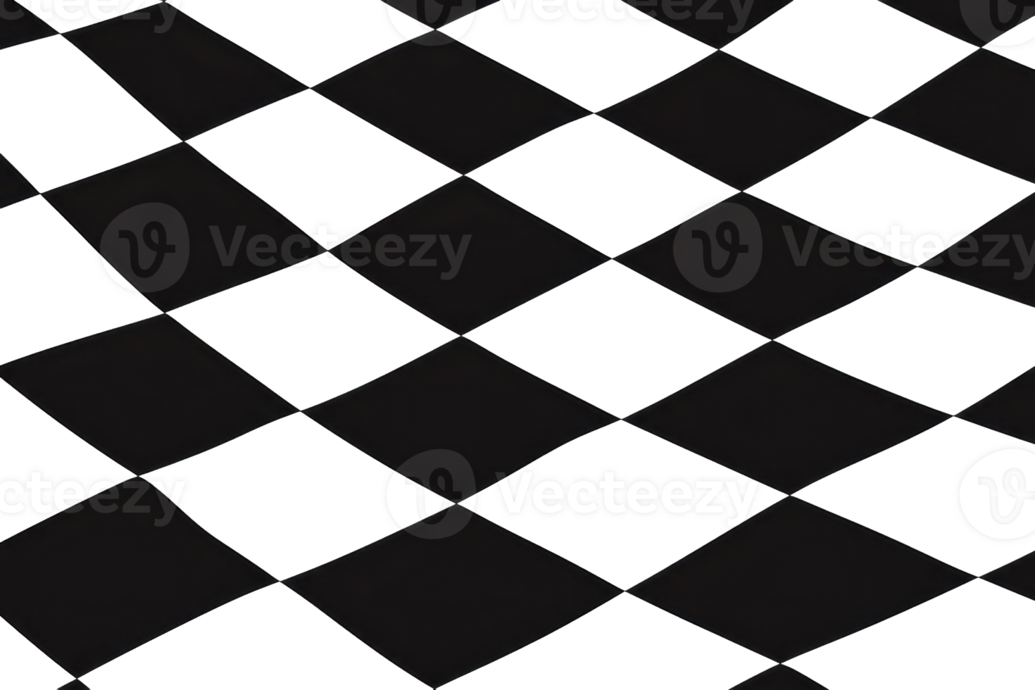 Close-up of a black and white checkered pattern, abstract geometric design, perfect for background or texture use. png