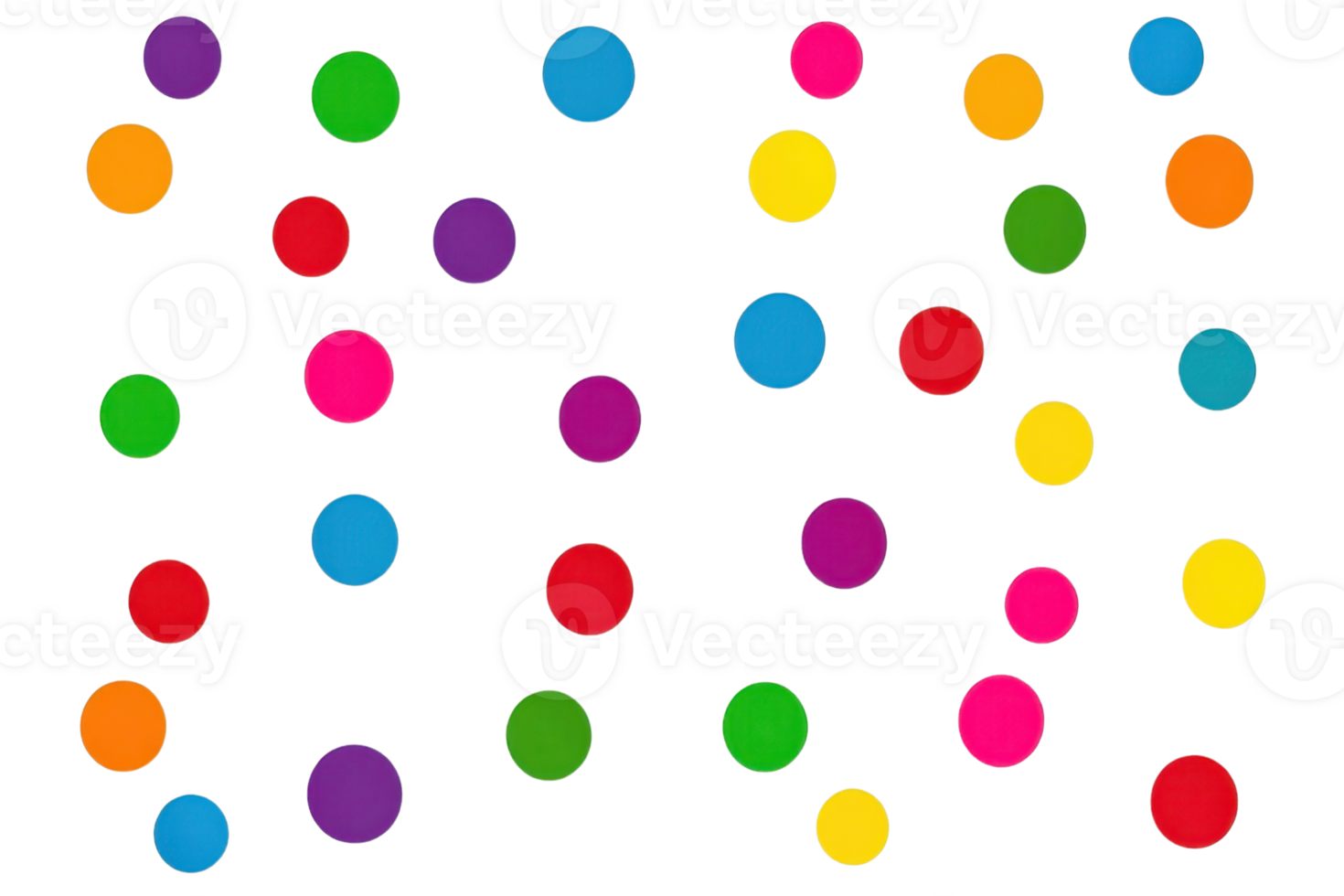 Colorful abstract pattern with vibrant overlapping circles creating a lively, dynamic visual experience. Perfect for backgrounds or designs. png