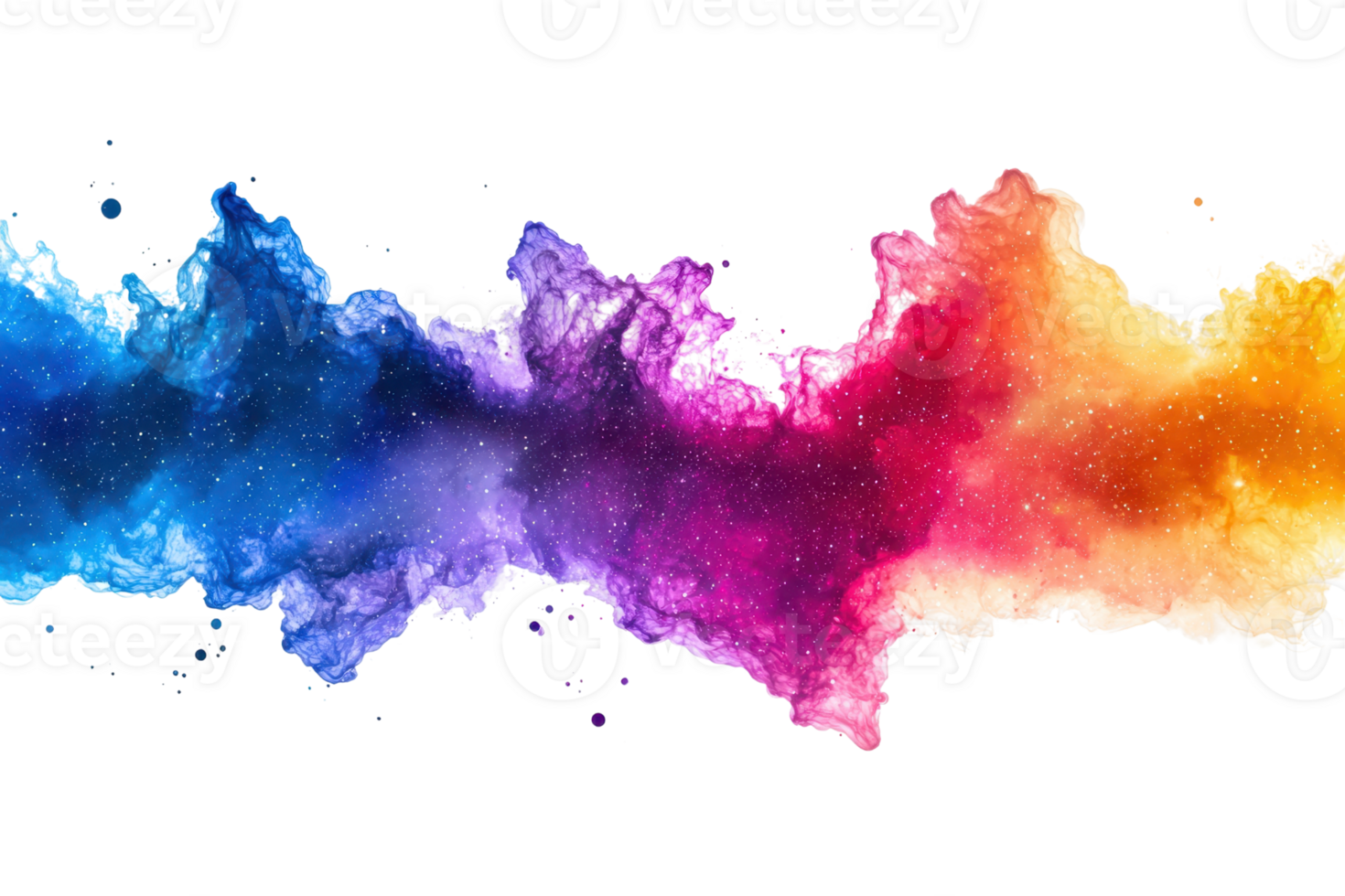 Vibrant abstract art with a blend of vivid colors creating a flowing energy. Perfect for creative projects and artistic backgrounds. png